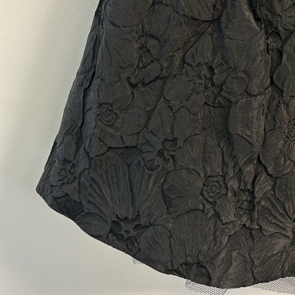 Elle by RW&Co. Black fit and flare dress with floral print. - Picture 5 of 12